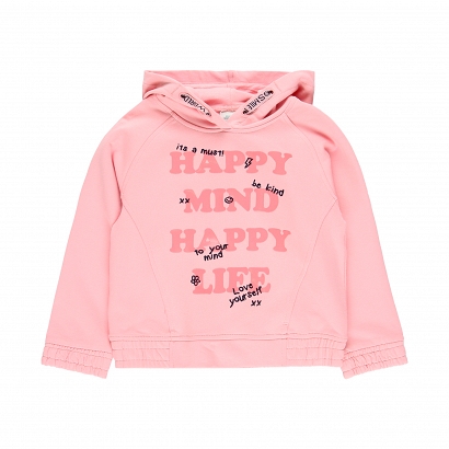 Boboli Girls Power Bluza dziewczęca z kapturem 424202-3751