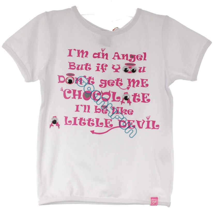 Quadri Foglio koszulka dziewczęca z krótkim rękawem 09-20-862-03, rozmiar 104