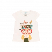 Boboli Born To Be Wild Komplet dziewczęcy T-shirt ze spodenkami 234122-1111 - 3