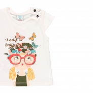 Boboli Born To Be Wild Komplet dziewczęcy T-shirt ze spodenkami 234122-1111 - 9
