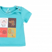 Boboli Sunset in the Jungle Komplet chłopięcy t-shirt ze spodenkami 124153-2511 - 3