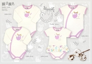 NiNi T-shirt niemowlęcy dziewczęcy ABN-2530 - 8